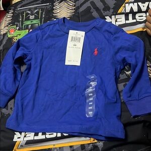 Polo by Ralph Lauren Kids Blue Long Sleeve Shirt